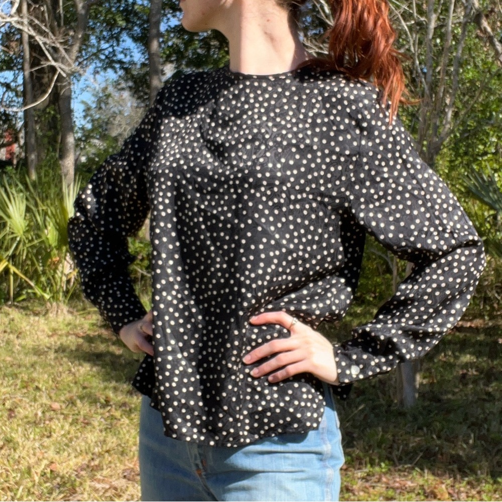 3/$30 Vintage Silk Blouse